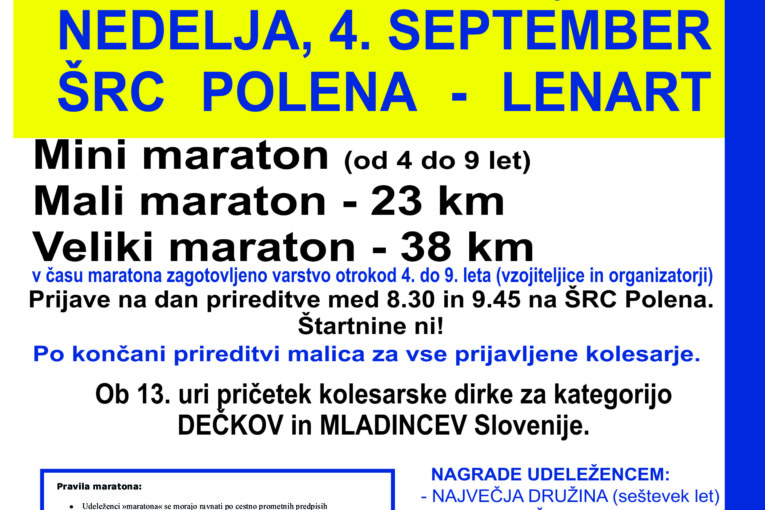 Kolesarski maraton in dirka Mr.Bo 2016-Nedelja 04.09.2016